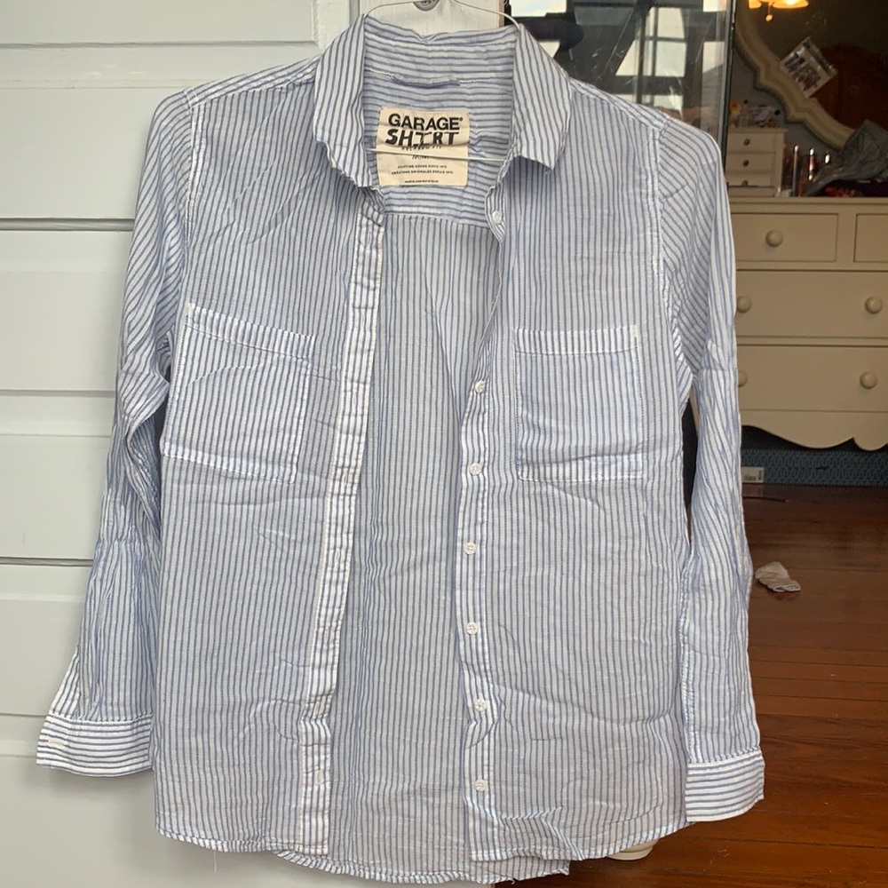 Thin Striped Button Down